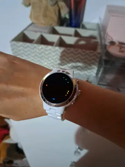 Reloj inteligente Michael Kors blanco - miniatura 5