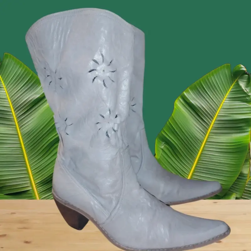 Botas vaqueras cuero - 1