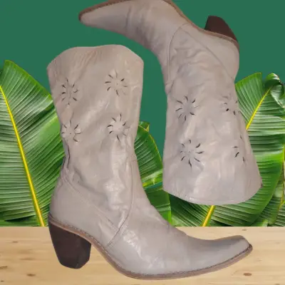 Botas vaqueras  cuero - miniatura 3