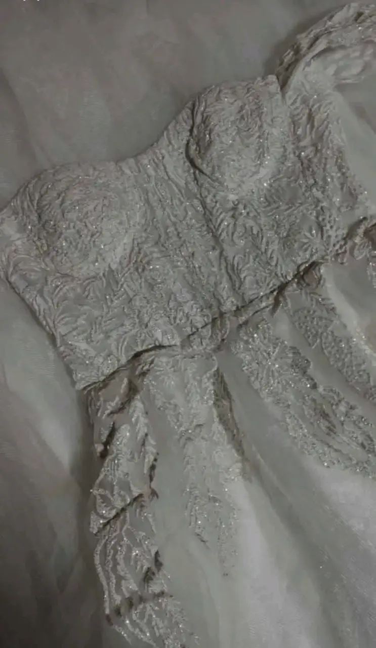 Vestido de novia encaje blanco - 3