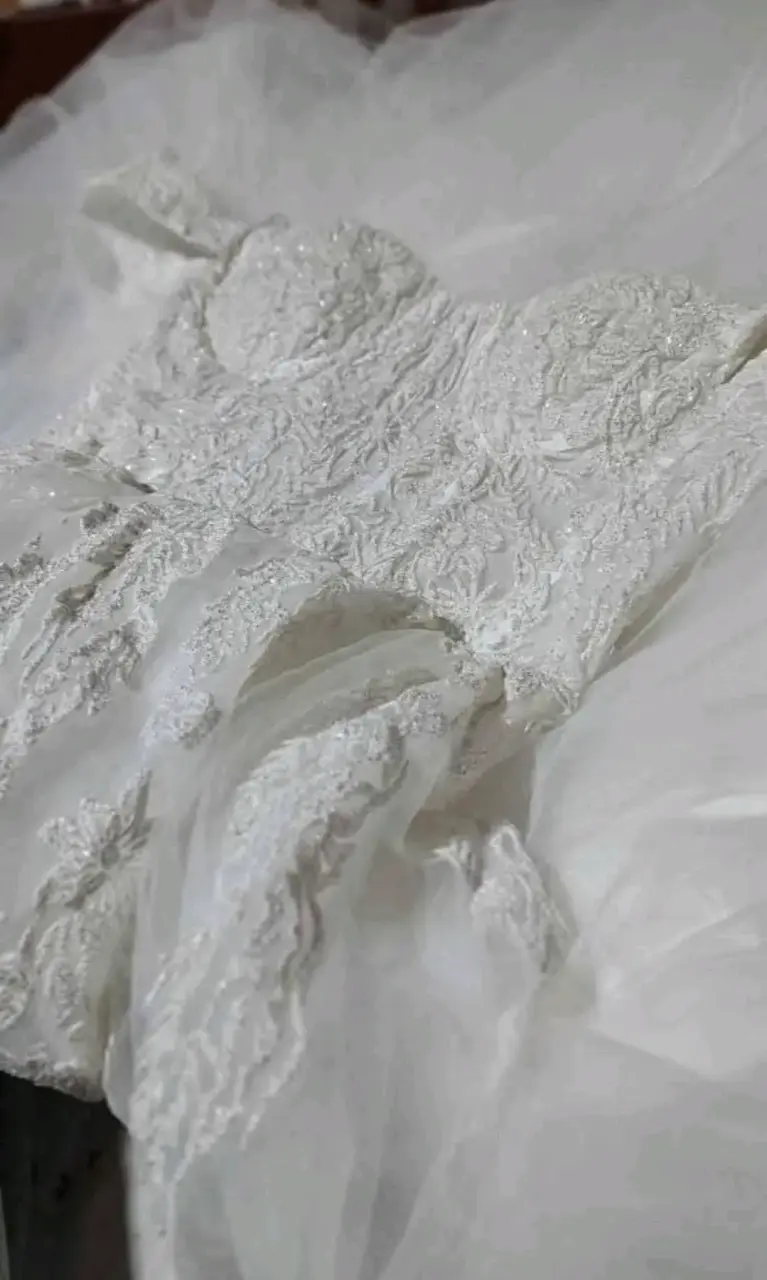 Vestido de novia encaje blanco - 4