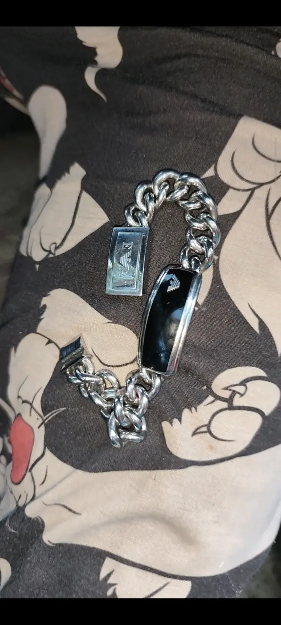 Pulsera de acero inoxidable Emporio Armani