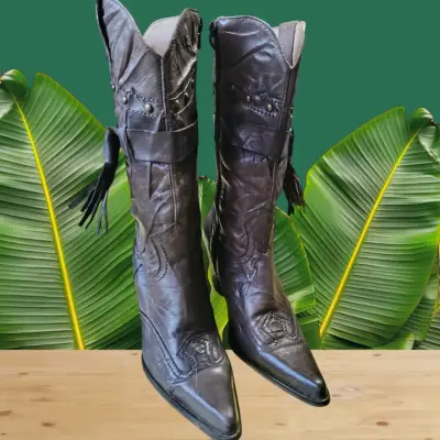 Botas vaqueras de cuero - miniatura 1