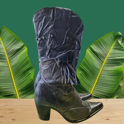Botas vaqueras de cuero - miniatura 3