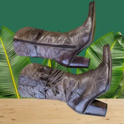 Botas vaqueras de cuero - miniatura 5