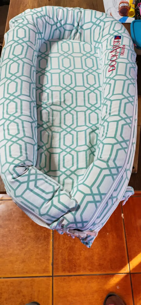 Cojín DockATot Deluxe+ turquesa - 1