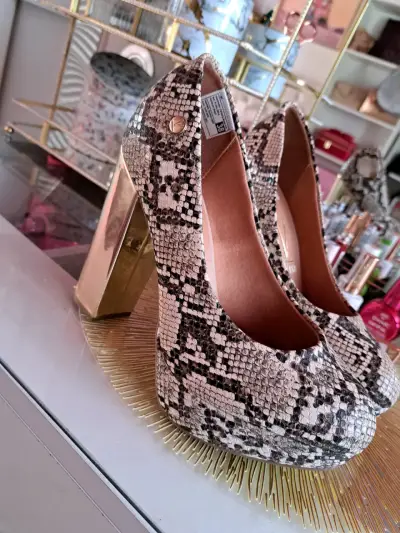 Zapatos Vizano taco alto animal print talla 38 - miniatura 6