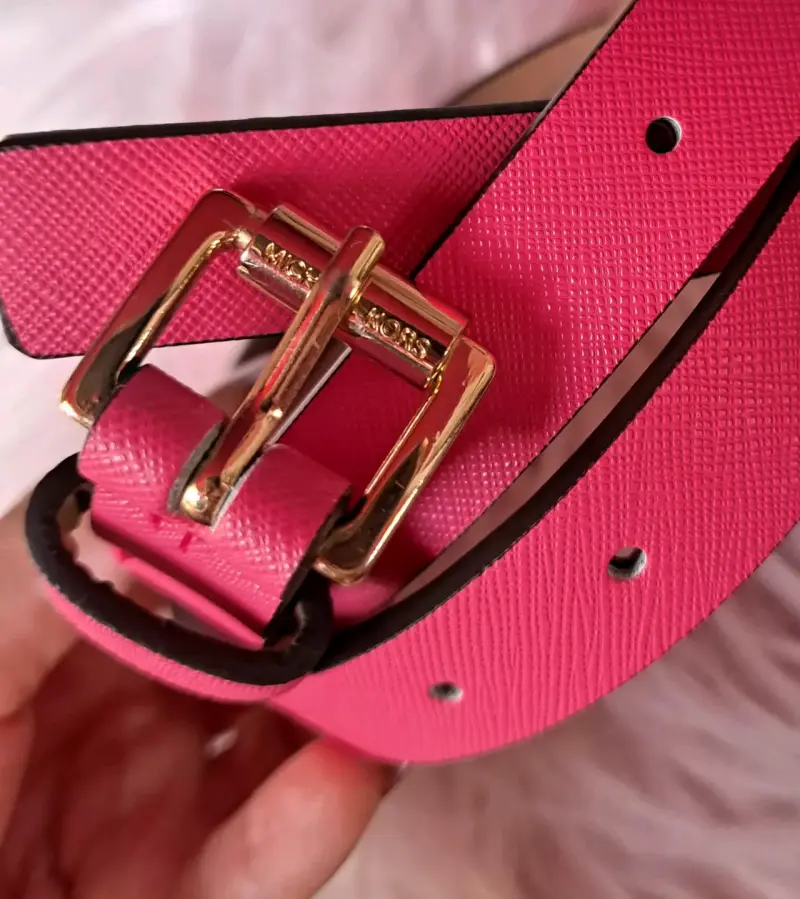 Cinturón rosa Michael Kors