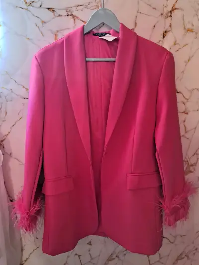 Blazer Italiano talla M fucsia Nuevo - miniatura 2