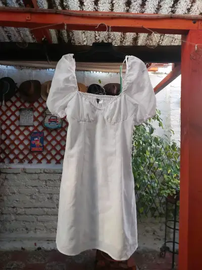 Vestido blanco verano - miniatura 1