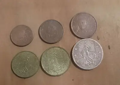 Monedas de Francia serie centimos de euro - miniatura 1