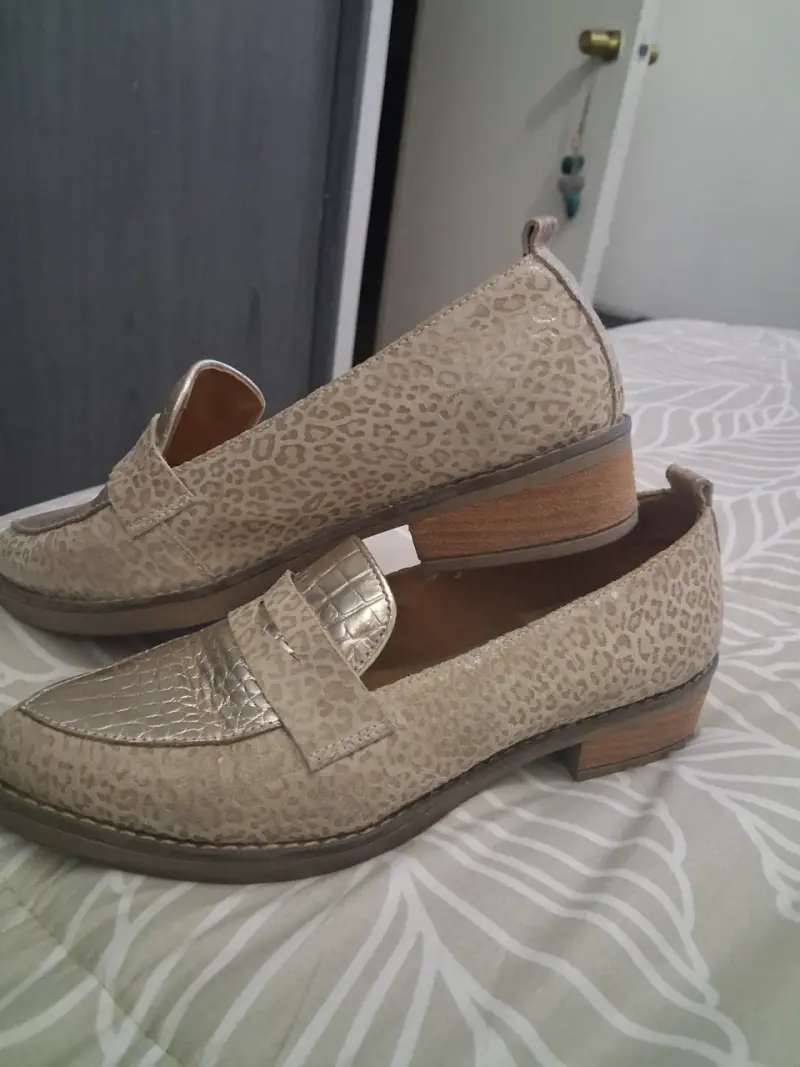 Mocasin mujer cuero estilo formal - 1