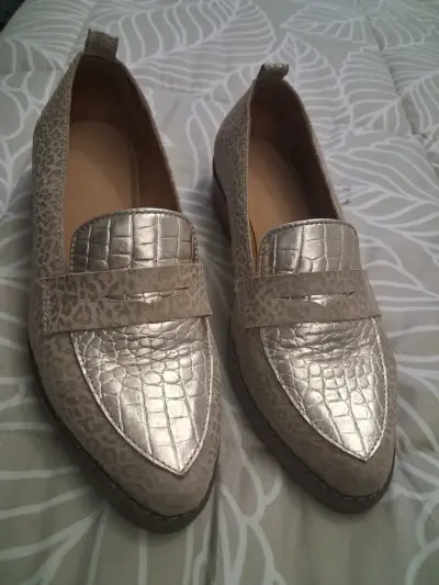 Mocasin mujer cuero estilo formal - miniatura 3