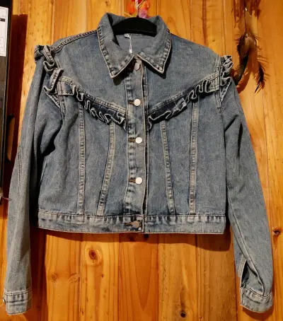 CHAQUETA MEZCLILLA MUJER - miniatura 1