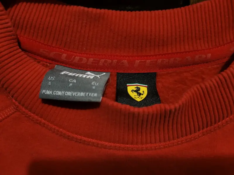 Poleron Ferrari puma rojo - 2