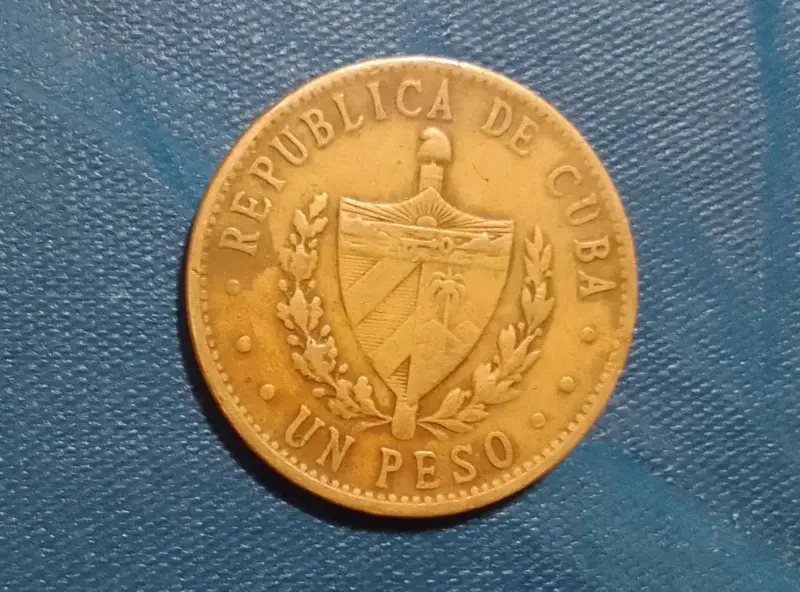 Moneda de Cuba 1 peso 1988 - 2