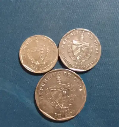 Monedas de Cuba serie peso convertible 1994 - miniatura 2