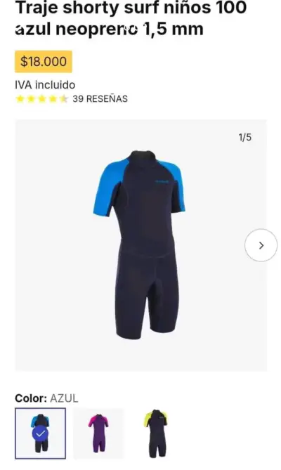 Traje surf - miniatura 5