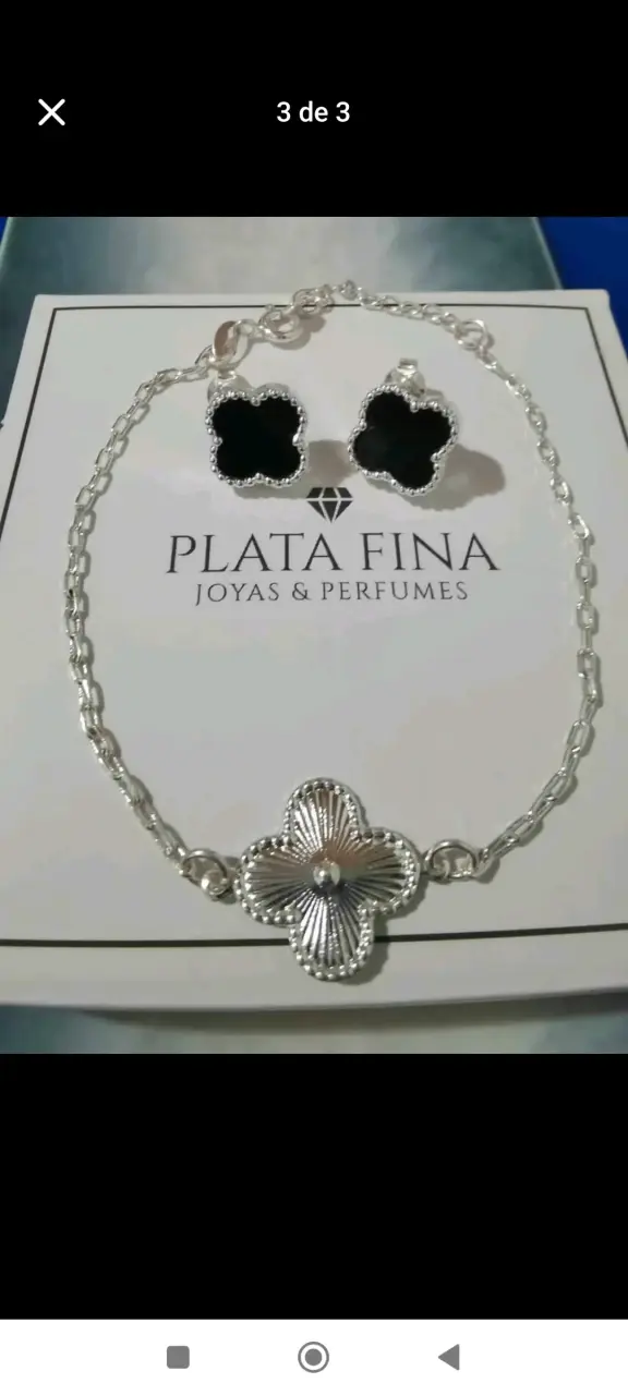 Conjunto pulsera y aro