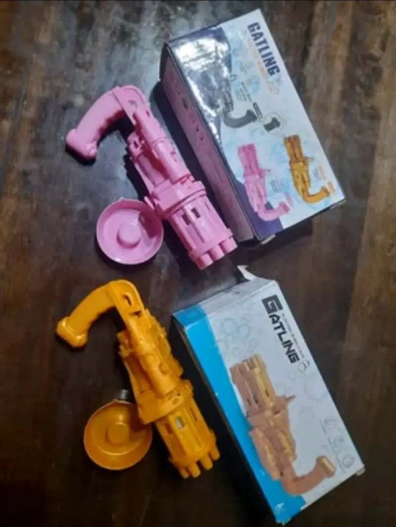 Pistola burbujas