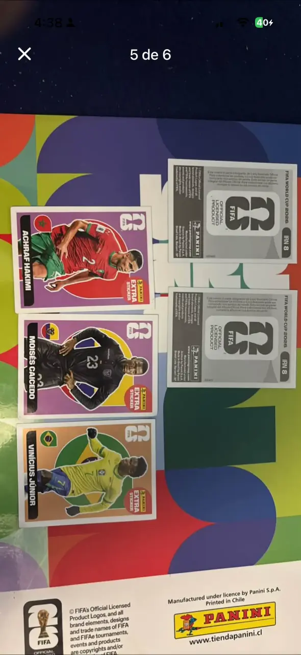 Láminas del mundial - 3