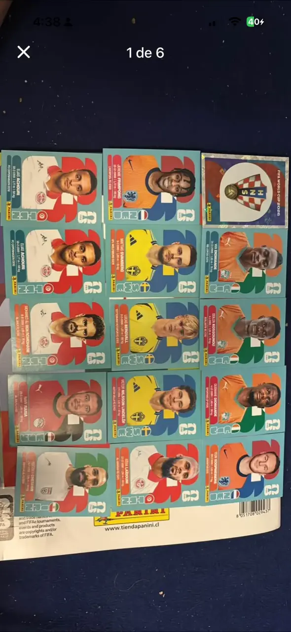 Láminas del mundial - 5