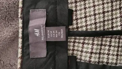 Pantalones de Vestir H&M – Cuadros Houndstooth - miniatura 6