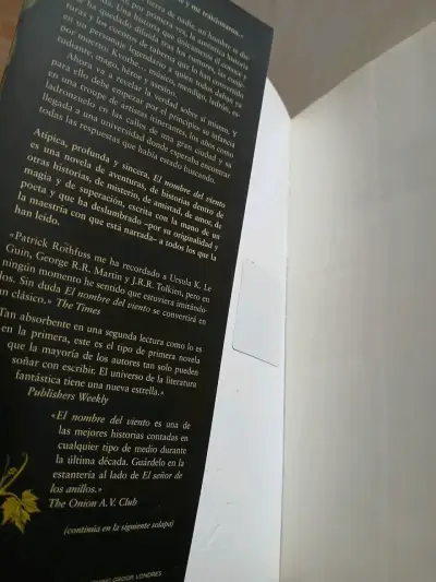 Libro el nombre del viento - miniatura 4