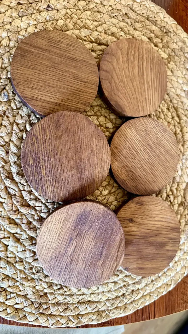Posavasos de madera roble - 2