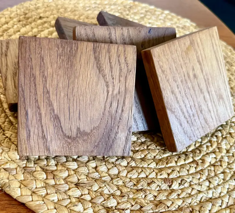 Posavasos de madera roble - 3