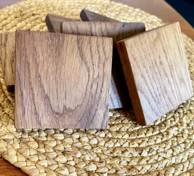 Posavasos de madera roble - miniatura 3