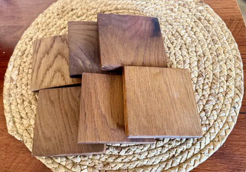 Posavasos de madera roble - 6