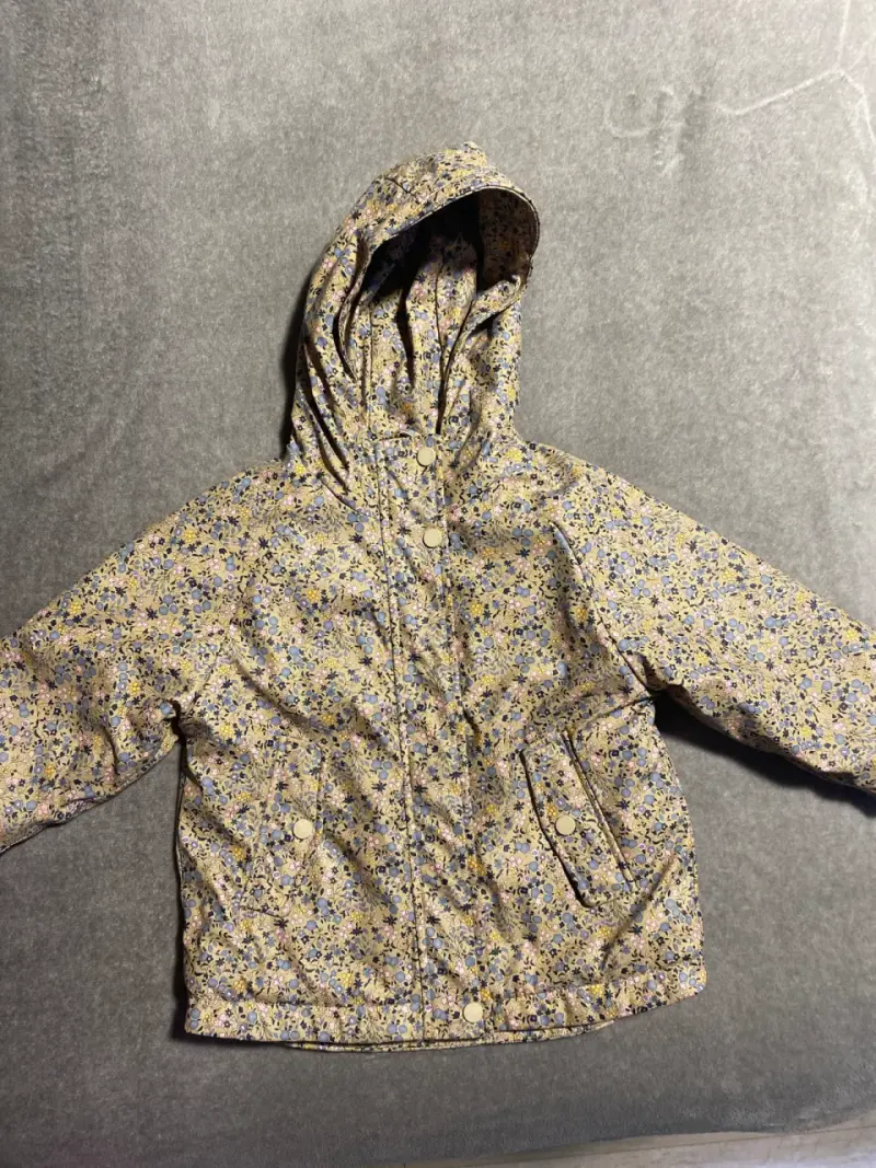 Chaqueta impermeable floral niña - 1