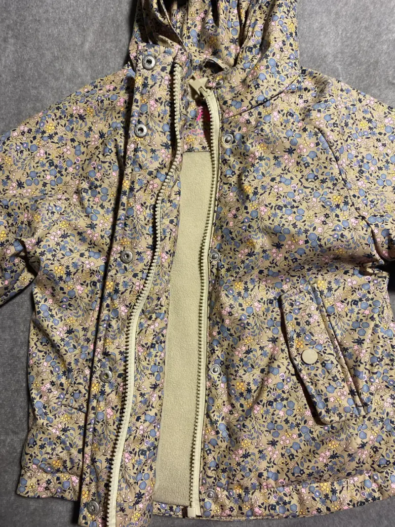 Chaqueta impermeable floral niña - 3