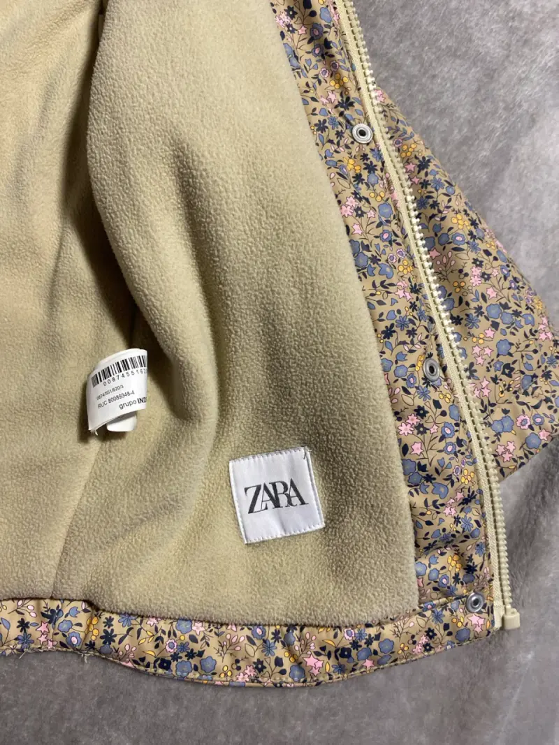 Chaqueta impermeable floral niña - 4