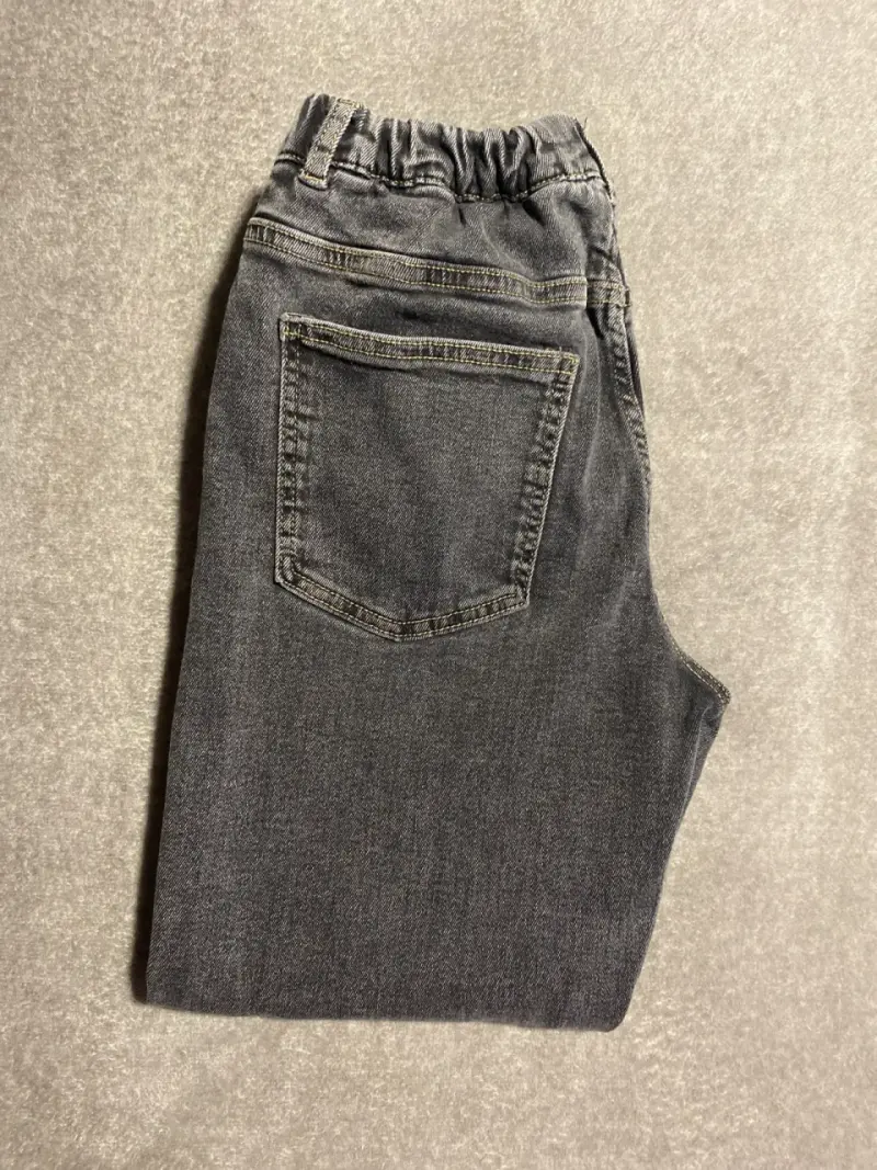 Jeans gris elásticos para niño - 2