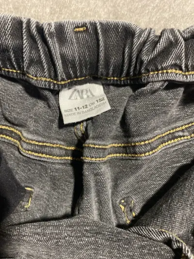 Jeans gris elásticos para niño - miniatura 3