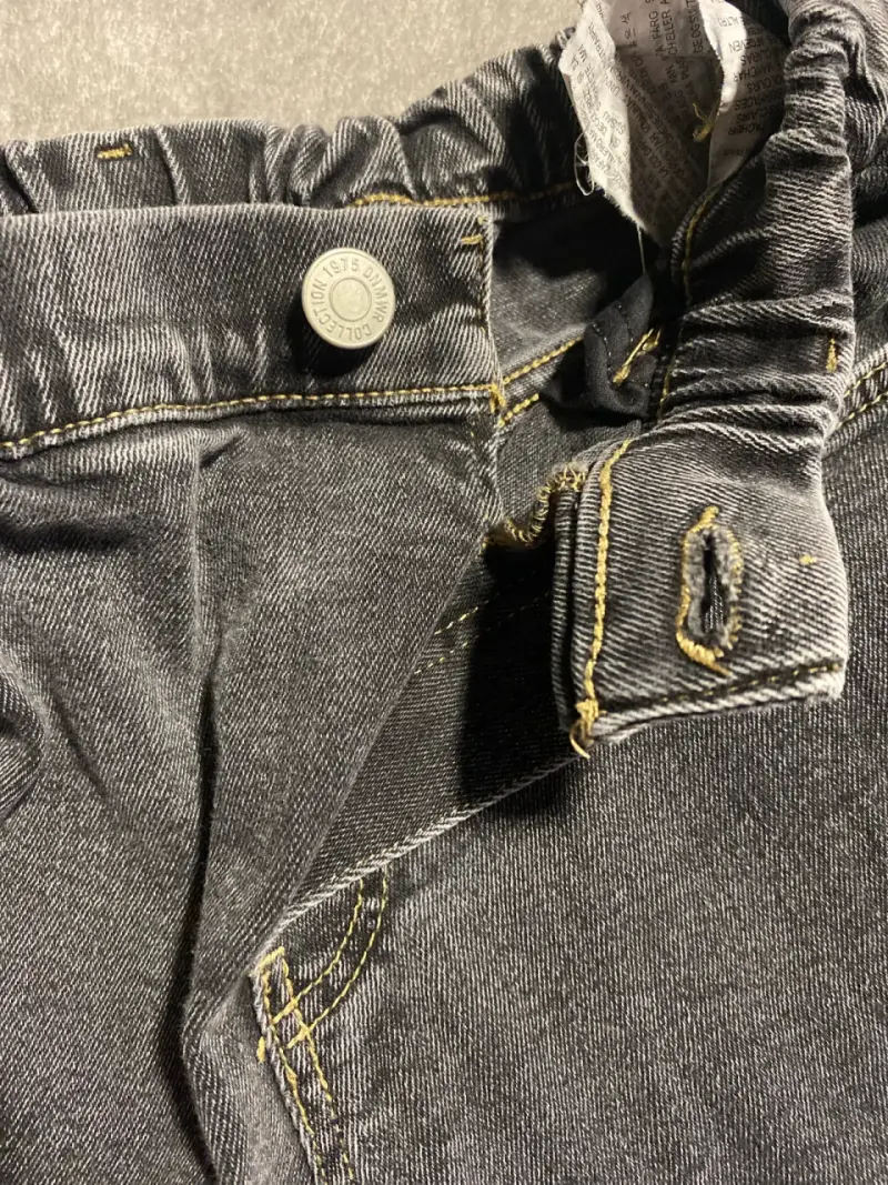 Jeans gris elásticos para niño - 4