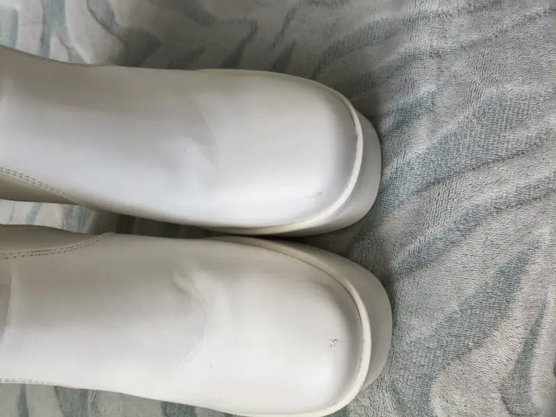 Botines blancos de plataforma - 3
