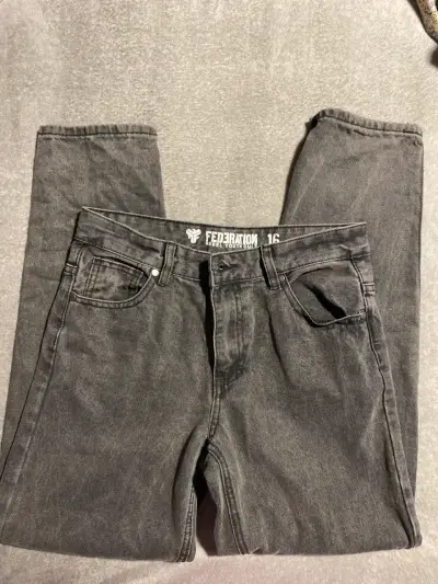 Jeans gris oscuro Federation - miniatura 1