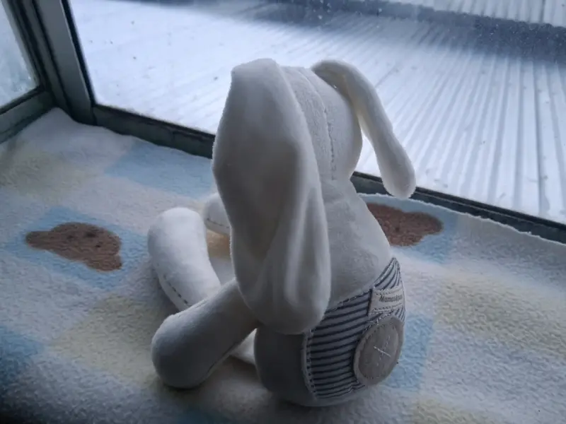Peluche conejo blanco - 2