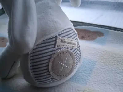 Peluche conejo blanco - miniatura 3