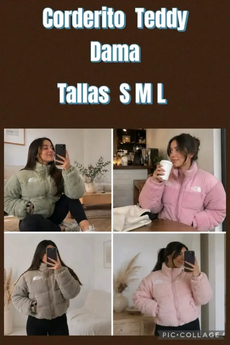 Chaqueta Corderito Teddy Mujer