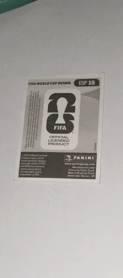 Lamine yamal Lámina Panini FIFA 2026 - miniatura 4