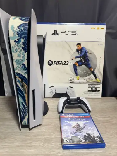 PS5 de disco mas juego Horizon zero dawn - miniatura 1
