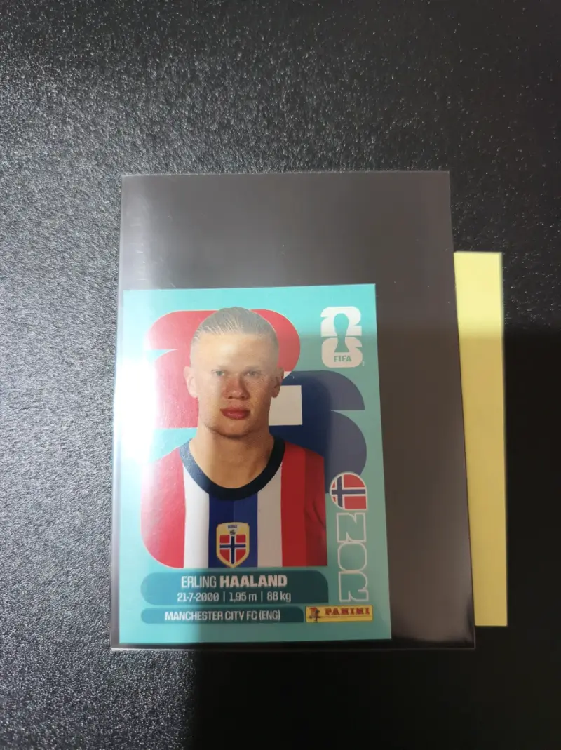 Lámina coleccionable de fútbol