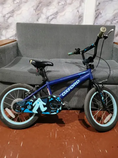 Bicicleta infantil azul Oxford 16 - miniatura 1