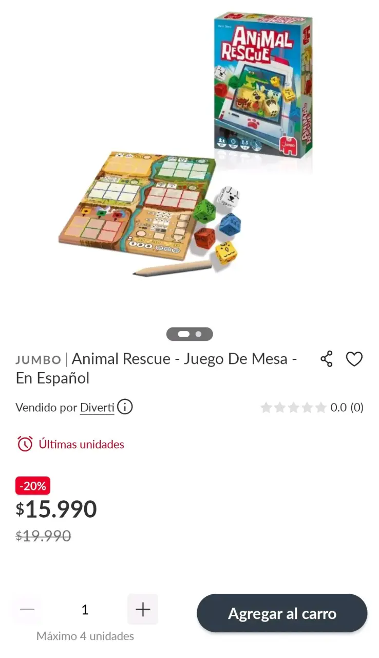 Juego de mesa Animal Rescue - 2