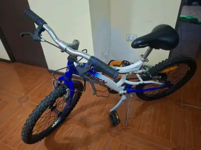 Bicicleta Bianchi azul y blanca - miniatura 2