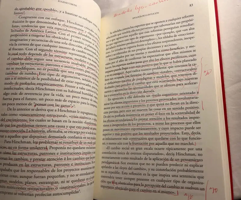 Libro 'Apología de la Intuición', Eugenio Tironi - 6